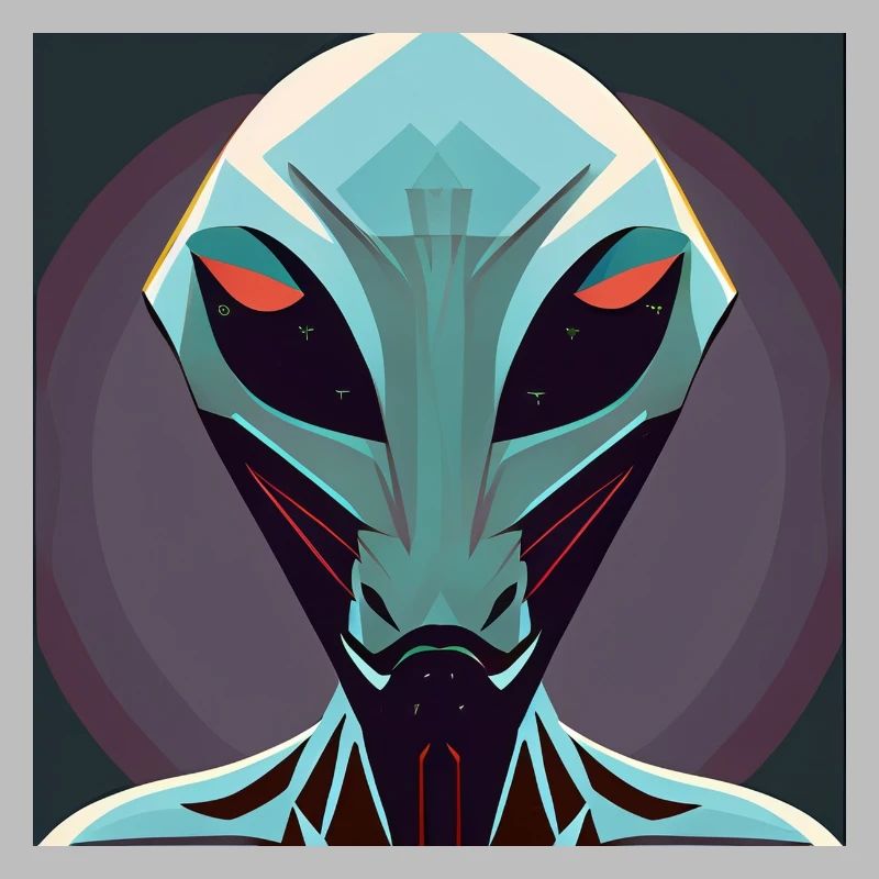 Joyeux Halloween mignon extraterrestre effrayant drôle effrayant