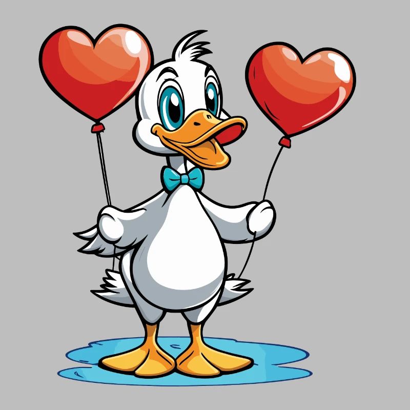 Duck Heart - Valentine's Day