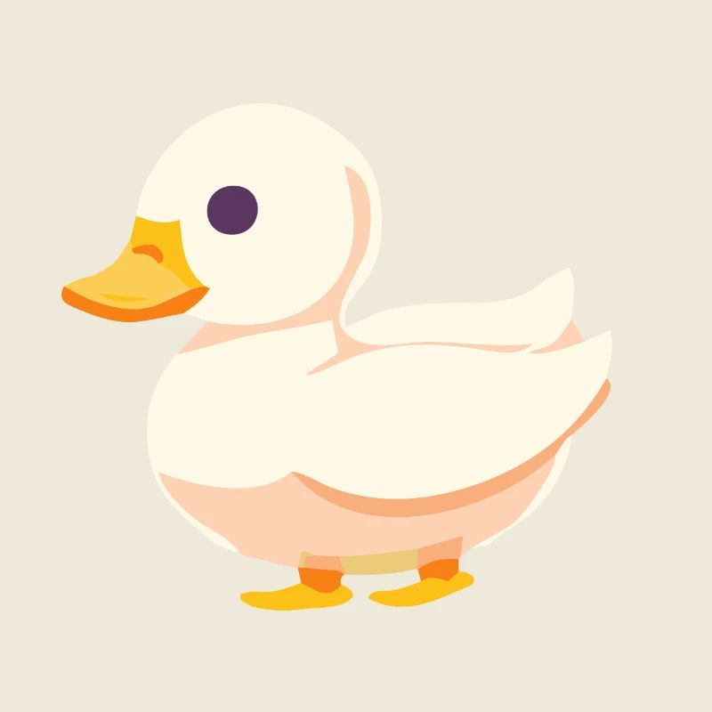 Bébé canard oie
