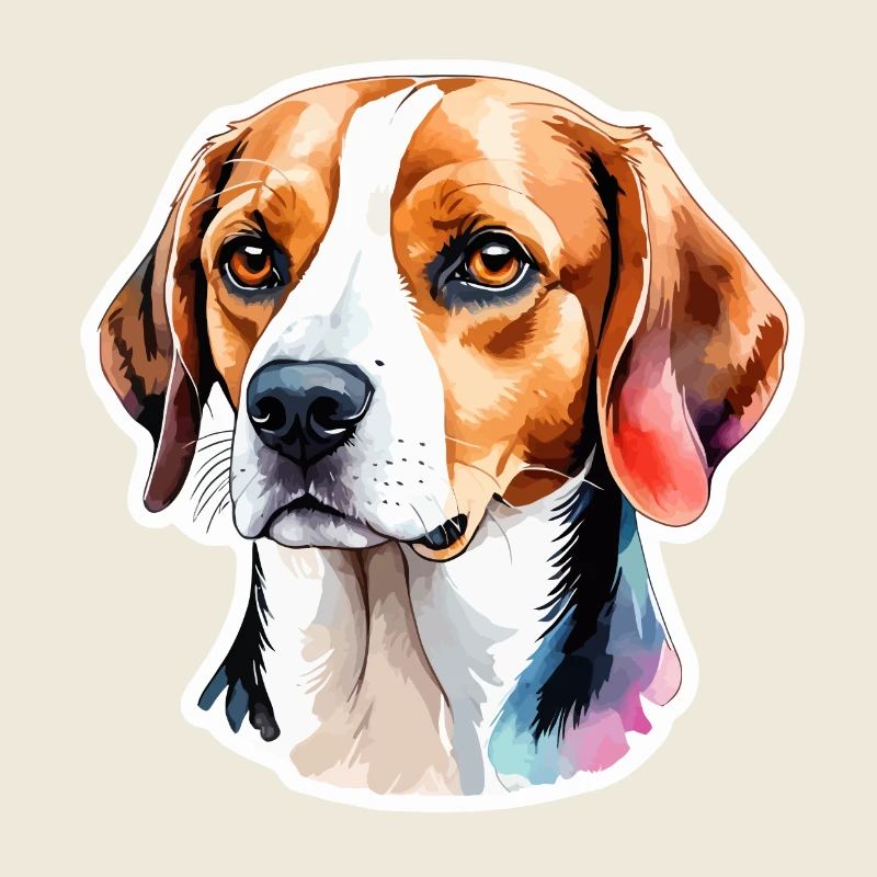 Beagle Watercolors