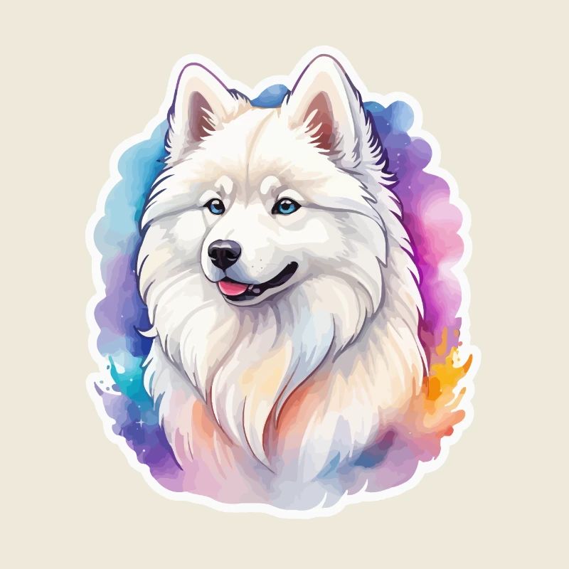 Samoyed watercolors