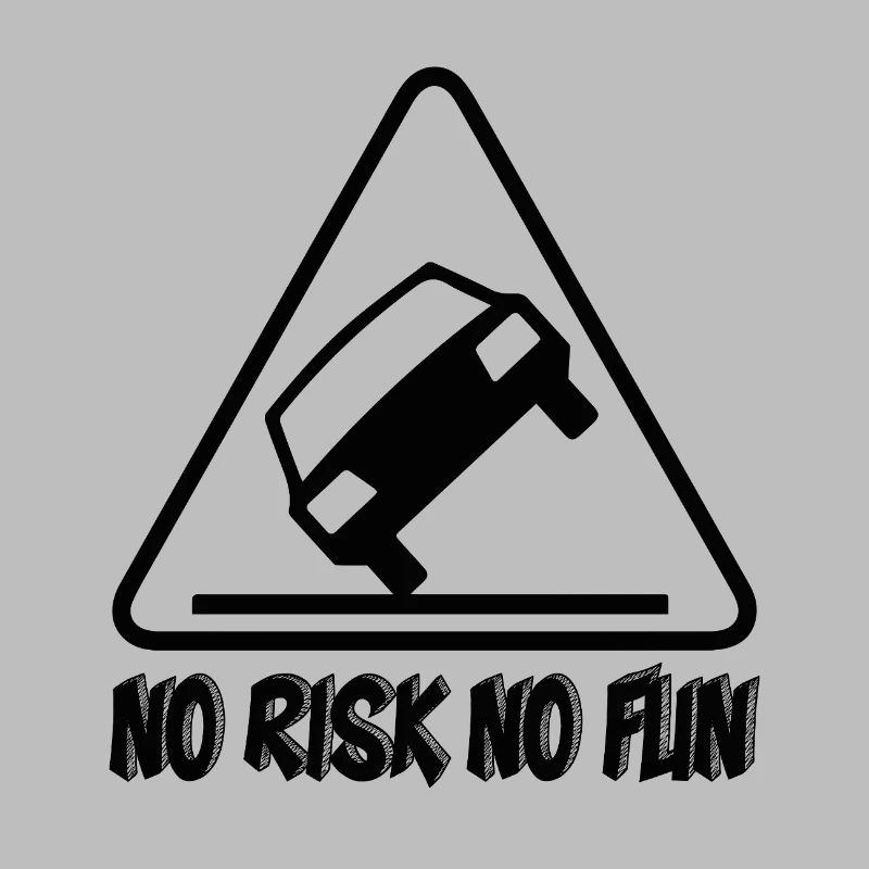 No Risk No Fun Lustig Geschenk Auto Tuning