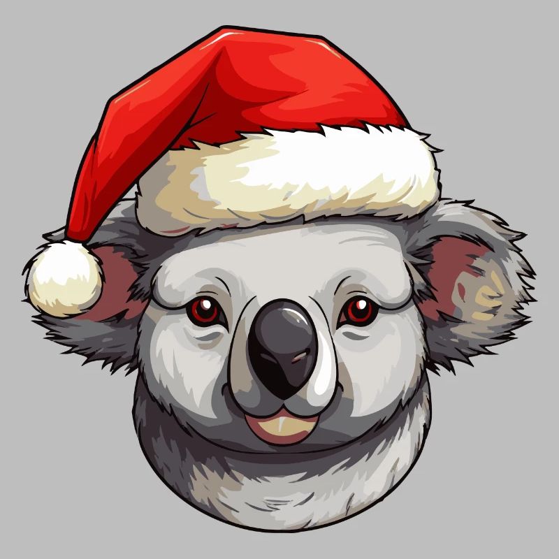 Koala Weihnachten Tier Kopf