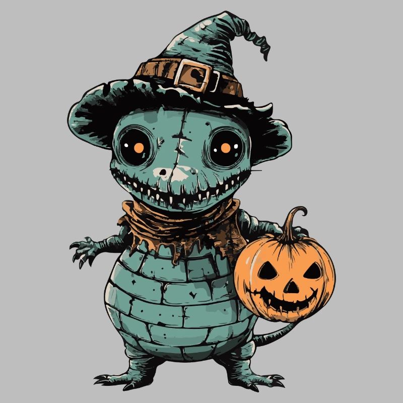 Armadillo Halloween Zombie