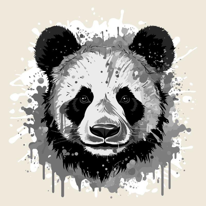 Panda Kopf Porträt Tier