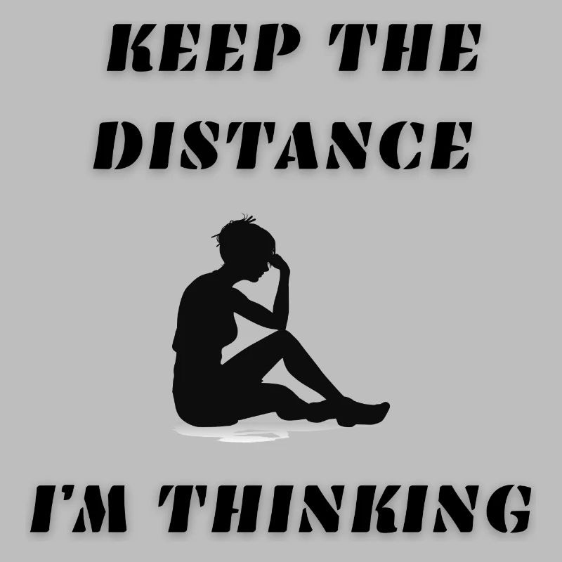 Halte den Abstand, denke ich.