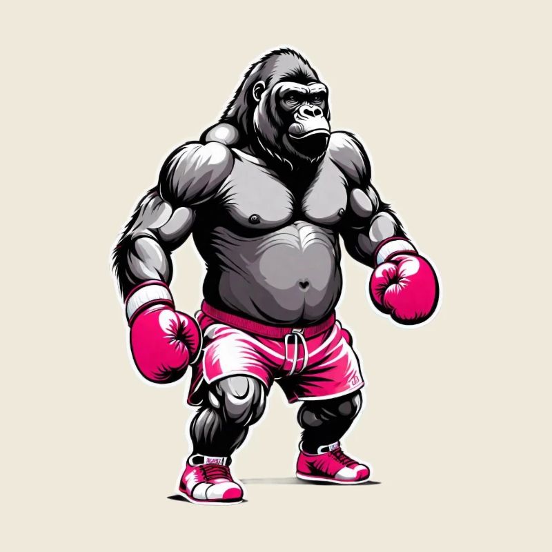 Boxe Boxeur Gorille