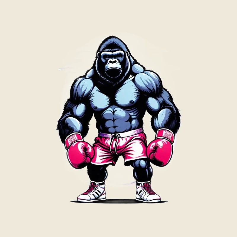 Boxe Boxeur Gorille