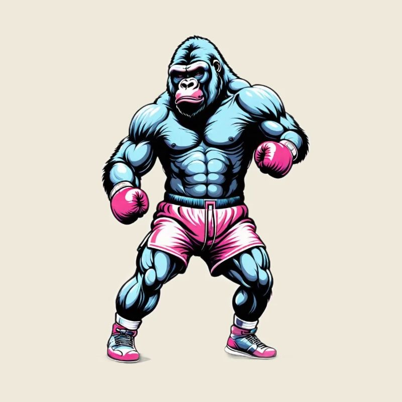 Boxe Boxeur Gorille