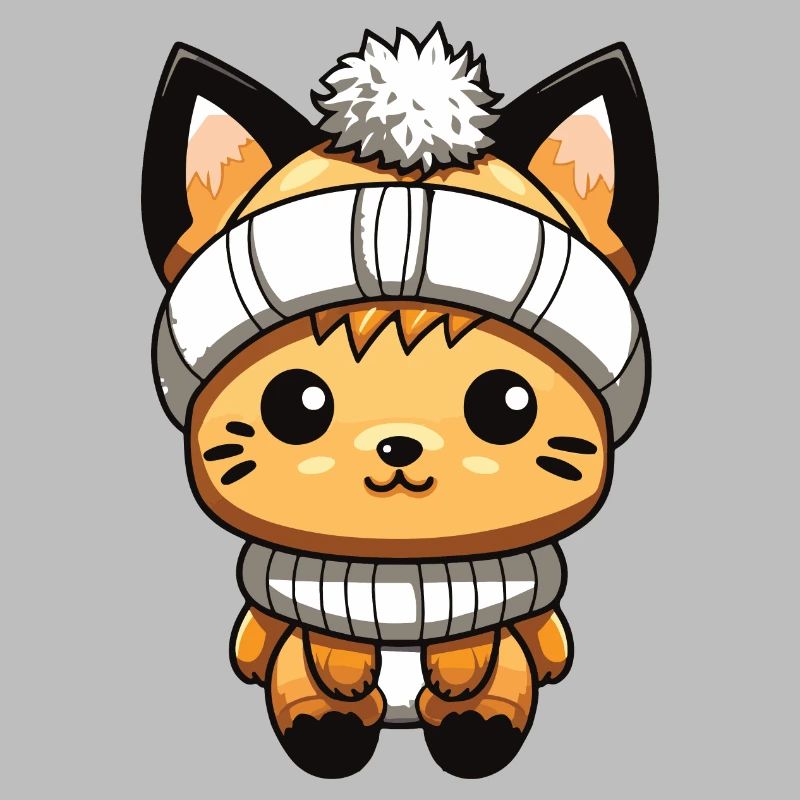 Fuchs Winter Tier Baby Comic