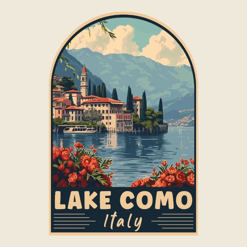 Entdecken Sie den majestätischen Blick auf den Comer See in Italien