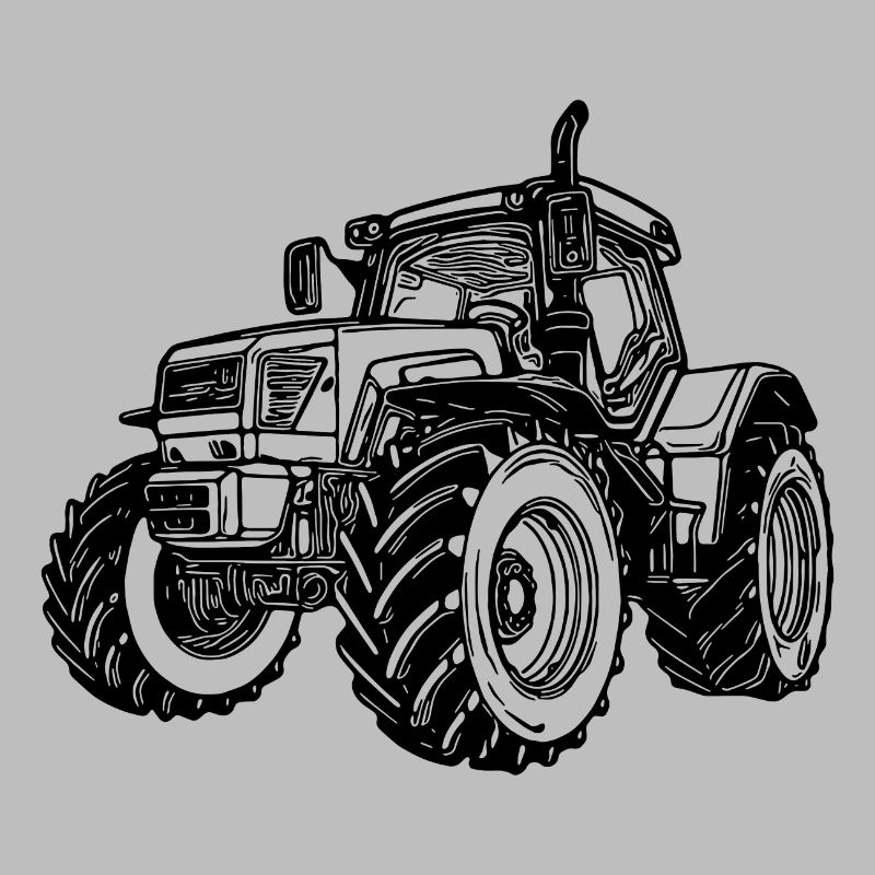 Großer Acker Traktor Landwirt Traum Auto