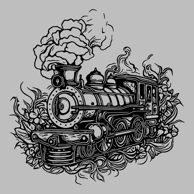 Modellbau alte Lokomotive Eisenbahn Dampflok