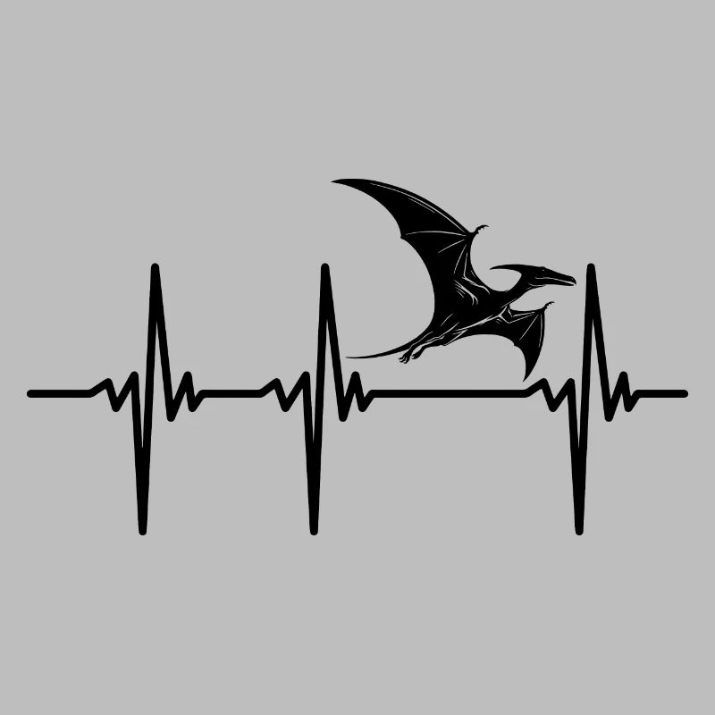 Heartbeat Dino Pteranodon Dinosaur Pterosaur