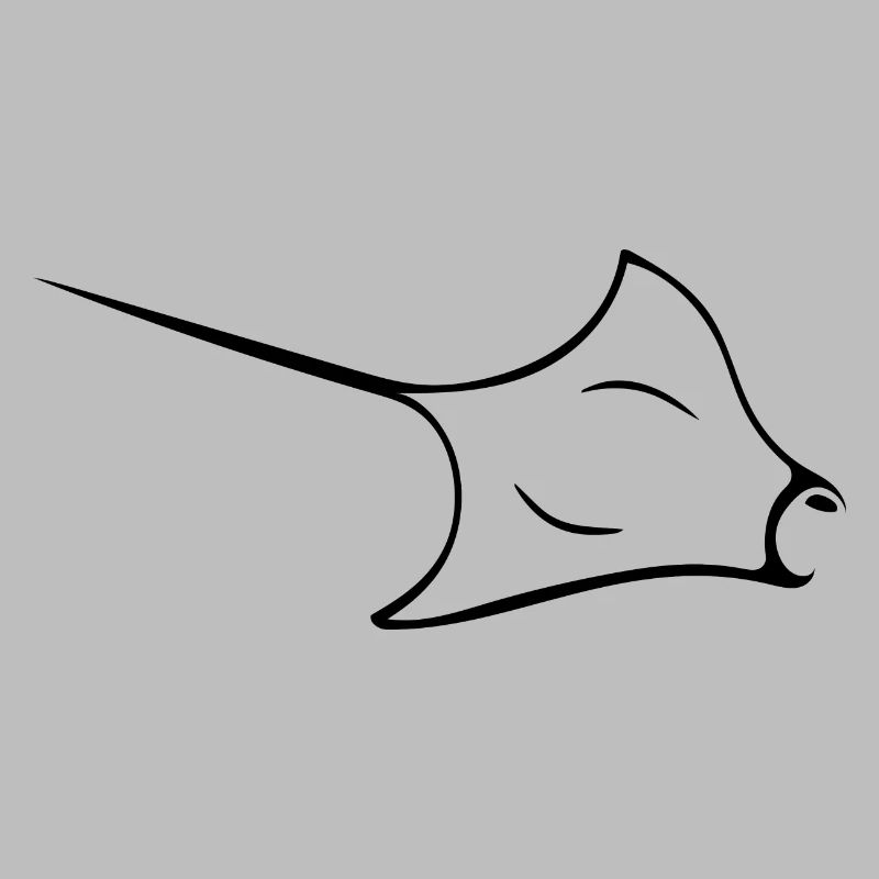 Mantarochen im eleganten Flug