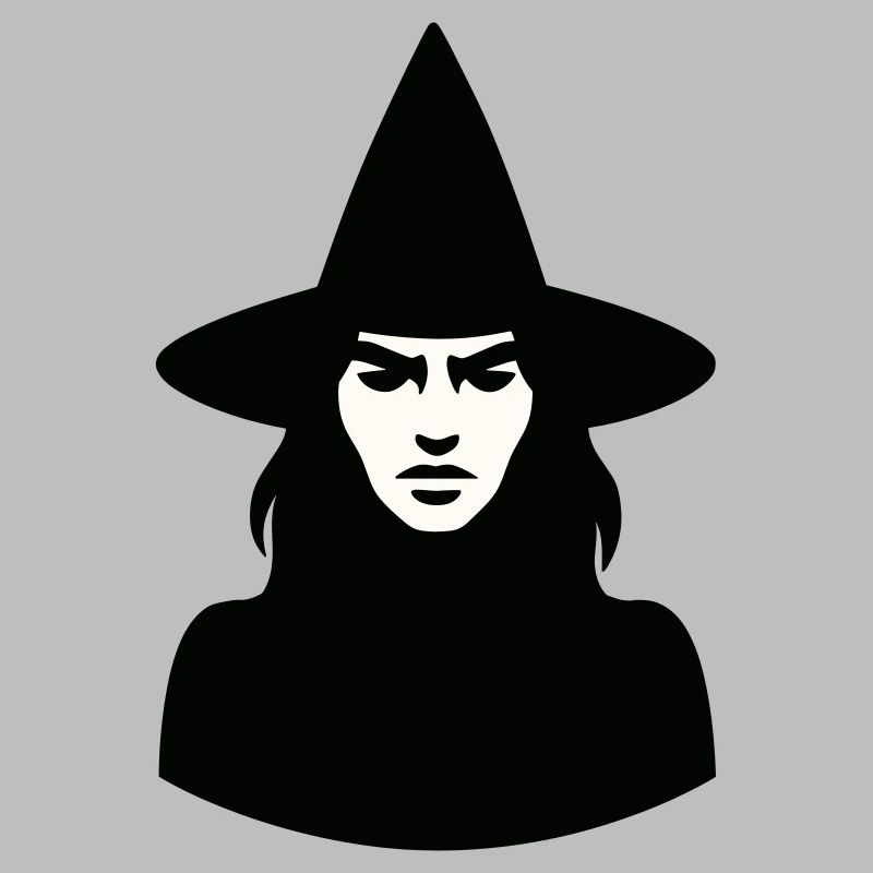 Witch with hat