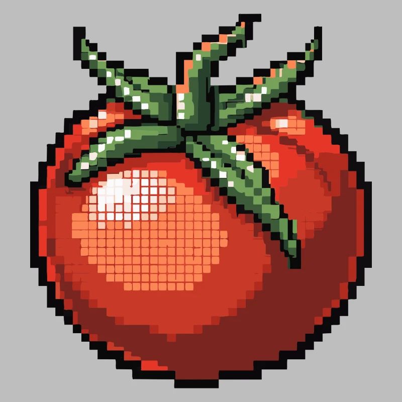 Icône pixel tomate