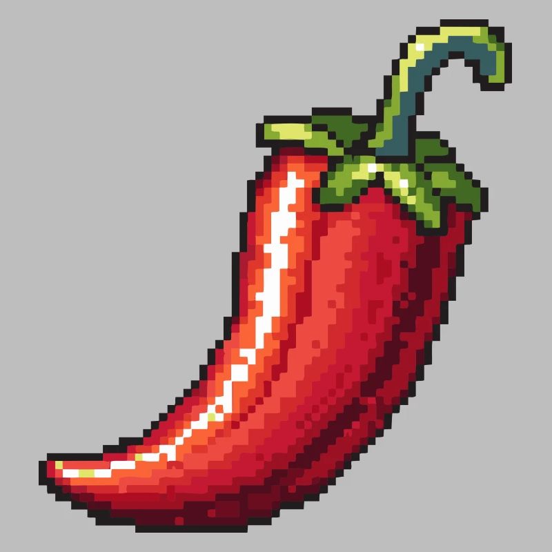 Chili Pixel Icon