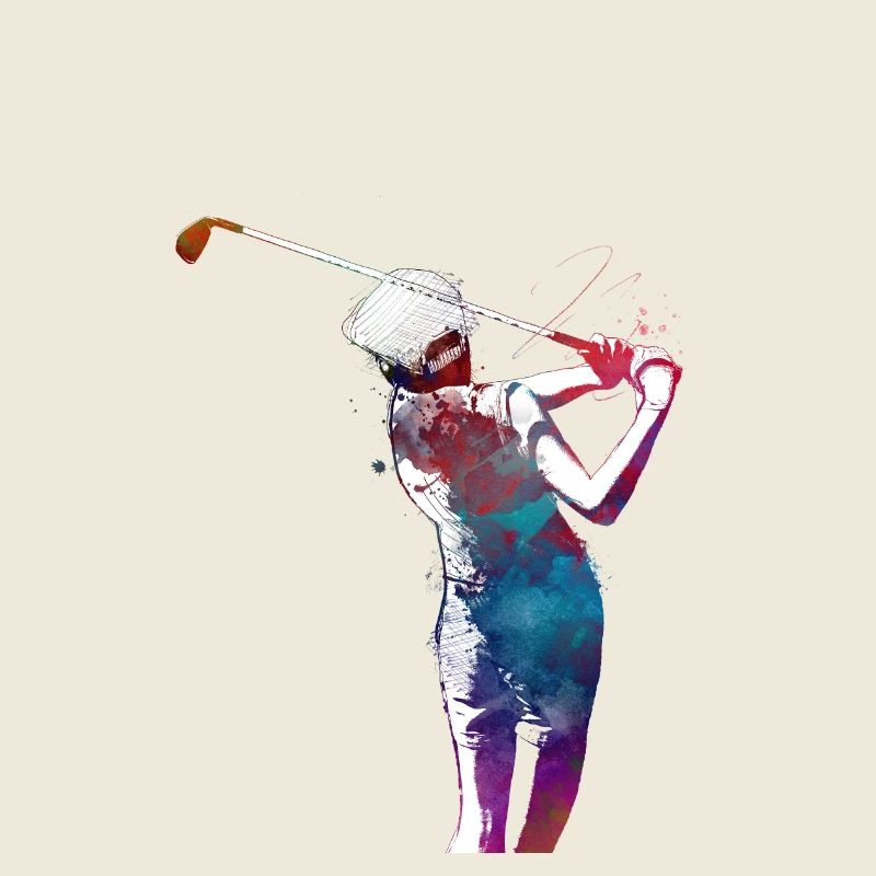 Sport golf player