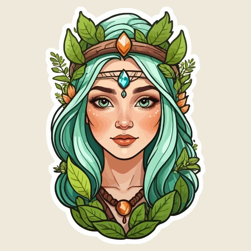 Druid Druid Fantasy Illustration