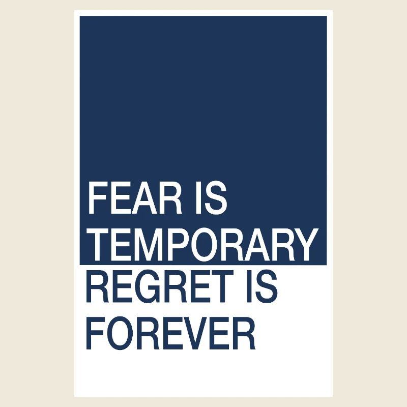 Fear passes, remorse remains