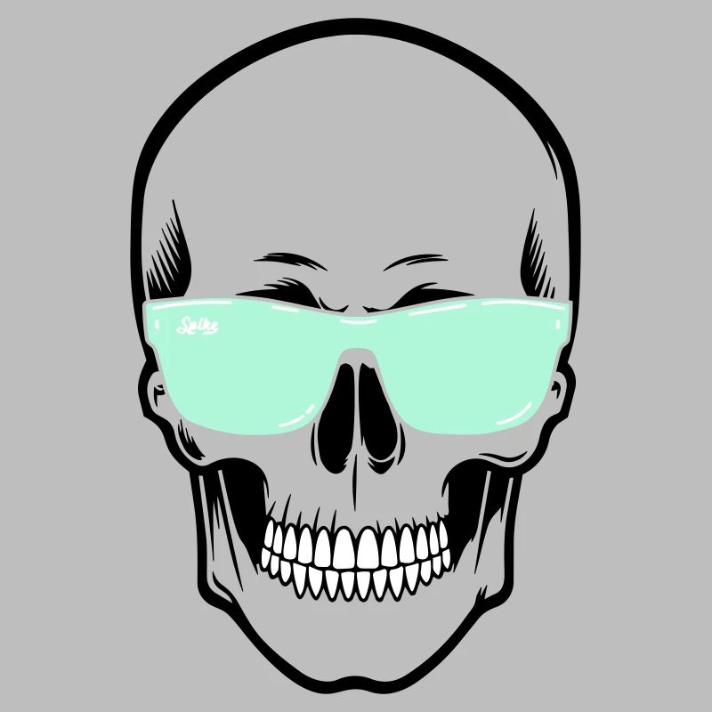 Color-Adjustable Sunglasses Smile Skull