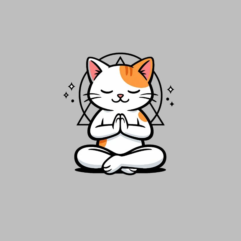 Méditation du chat : posture zen