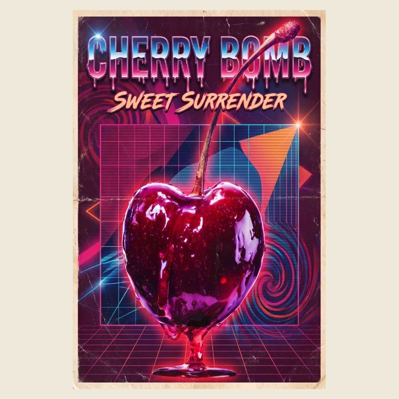 Cherry Bomb Neon Retro Surrender