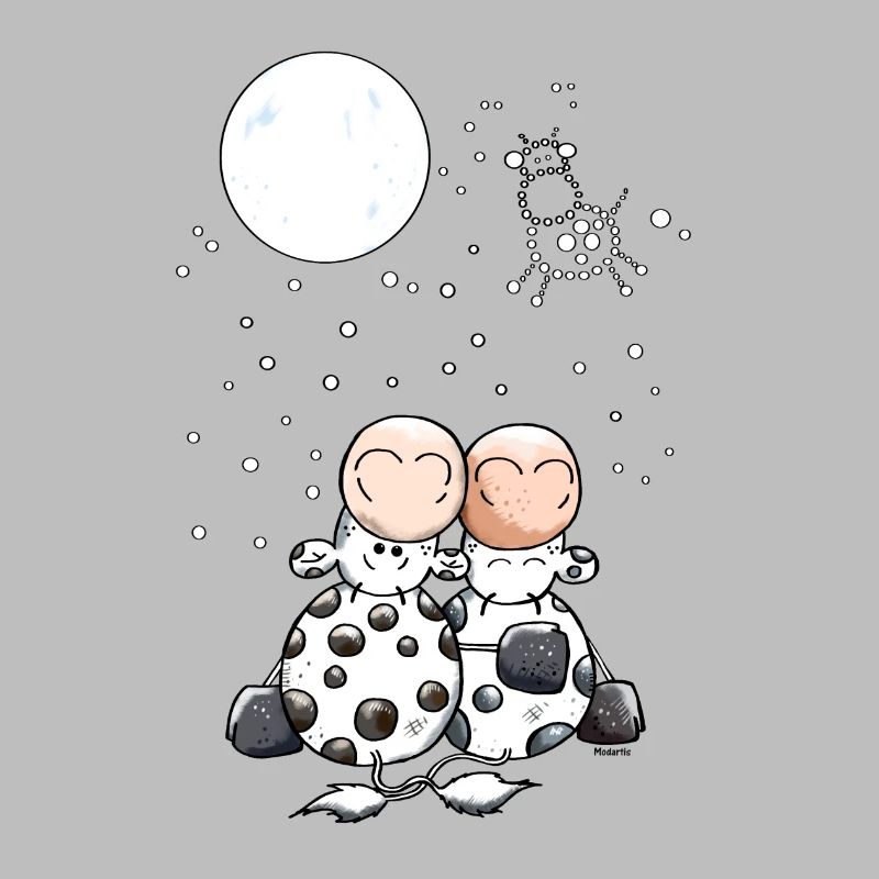 Romantisches Kuh Sternbild