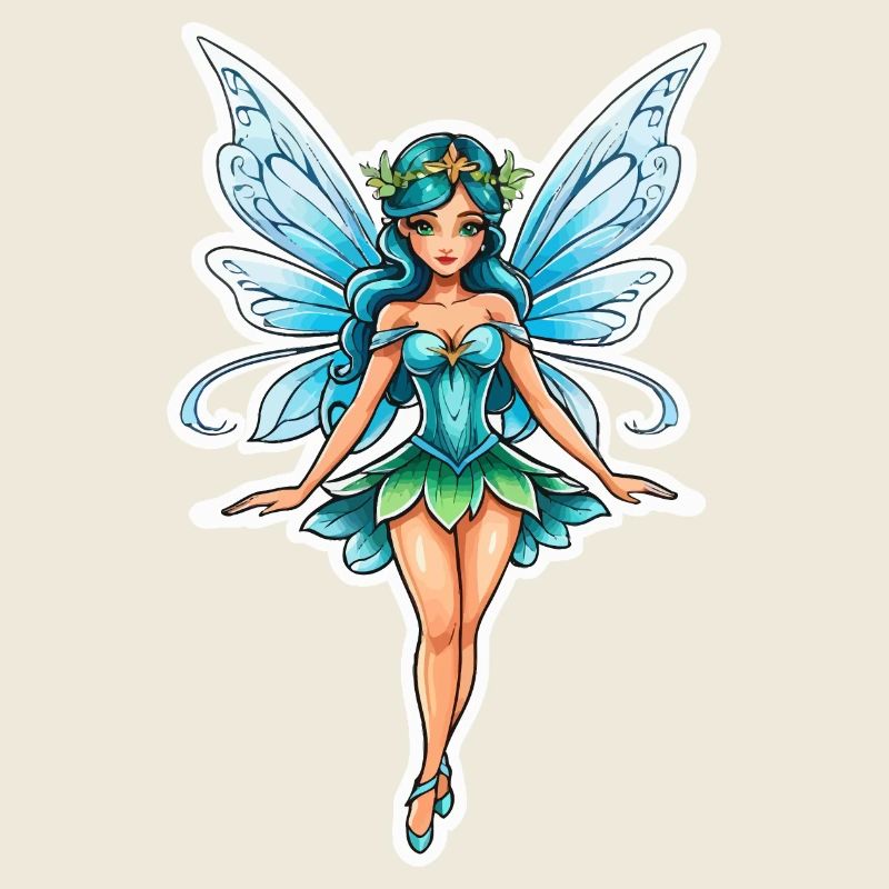 Illustration de fantaisie de fée