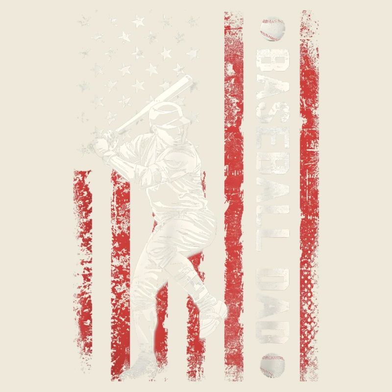 Baseball Papa Flagge Baseball Vatertag