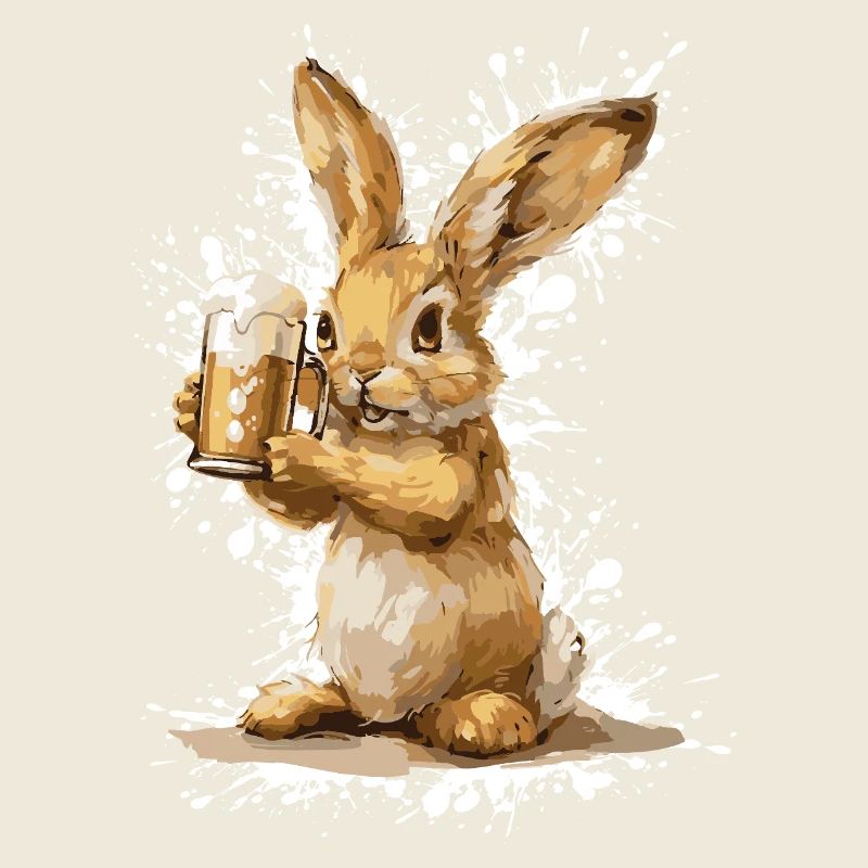 Hase Bier Lustig