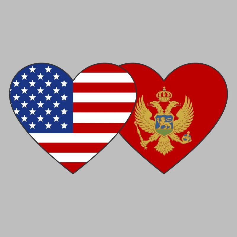 États-Unis Drapeau du Monténégro