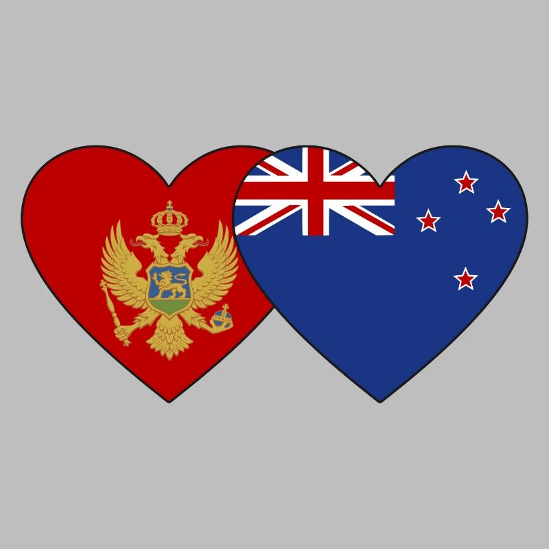 Monténégro Drapeau néo-zélandais