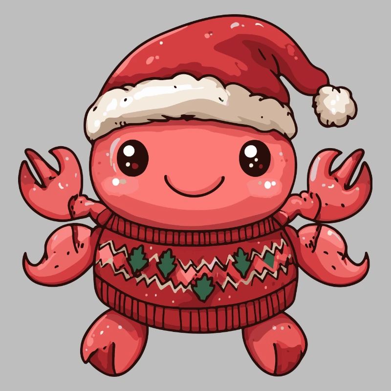 Krebs Krabbe Weihnachten