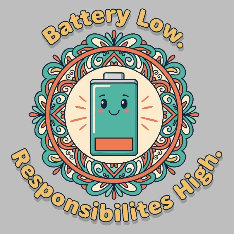 Mandala Batterie Faible