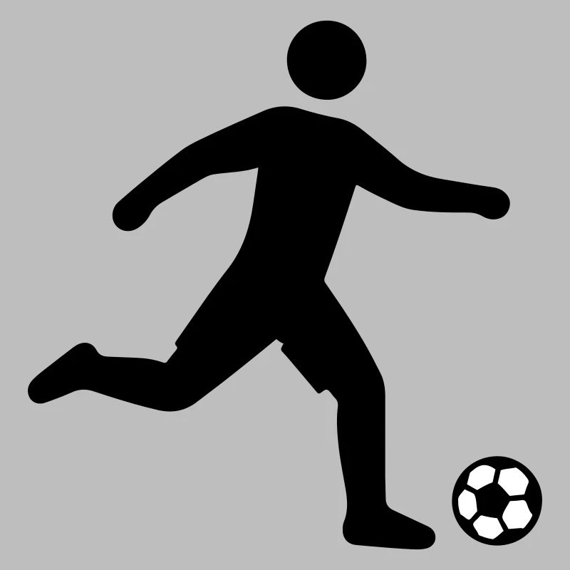 Silhouette du footballeur