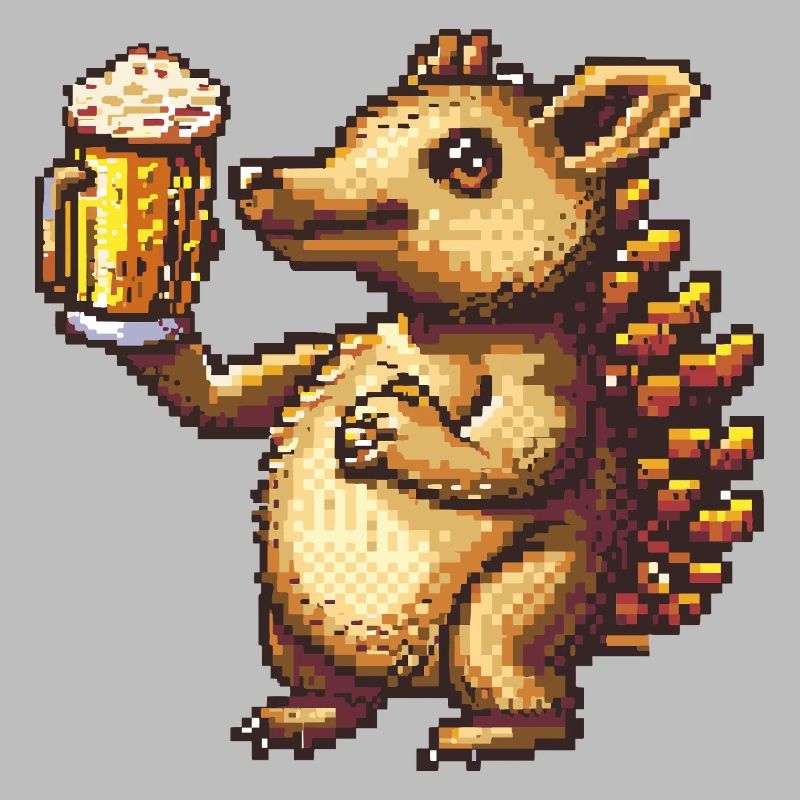 Armadillo Pixel Beer