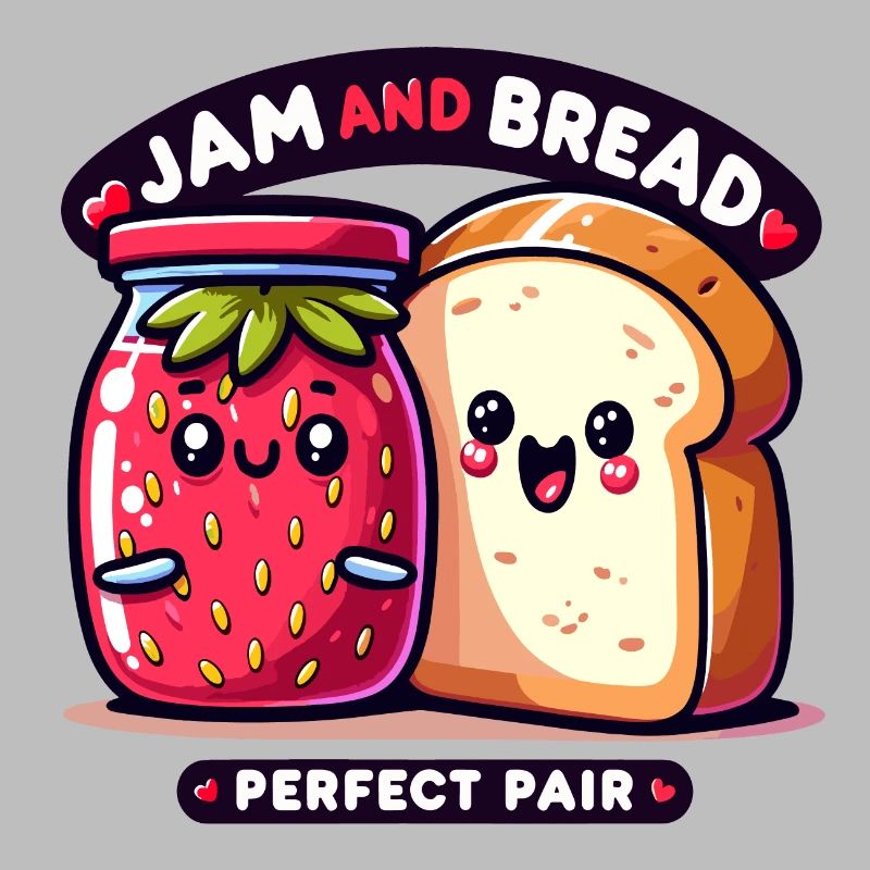 Marmelade und Brot, das perfekte Paar