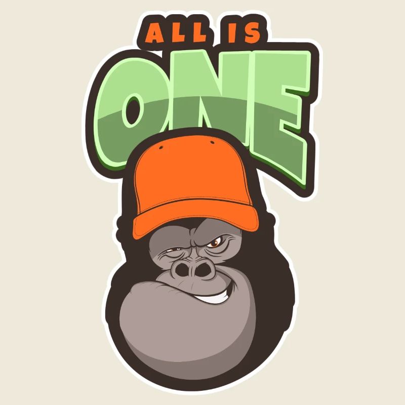 Gorilla Alles ist eins