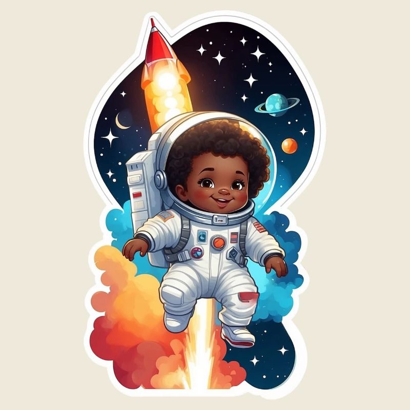 Astronaut Child Universe All