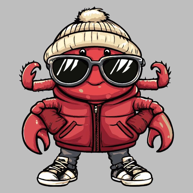 Krebs Krabbe Cool Comic