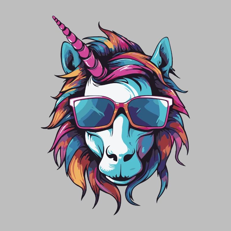 Tête de licorne