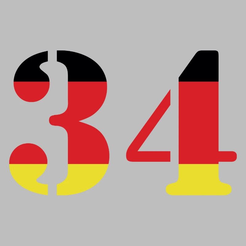 34 Number Jersey Germany