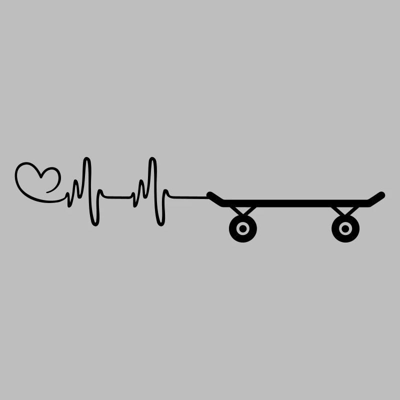 Skateboard Pulse Heartbeat