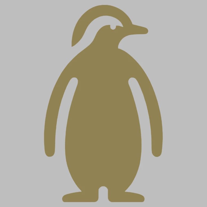 Penguin Silhouette Elegant Design