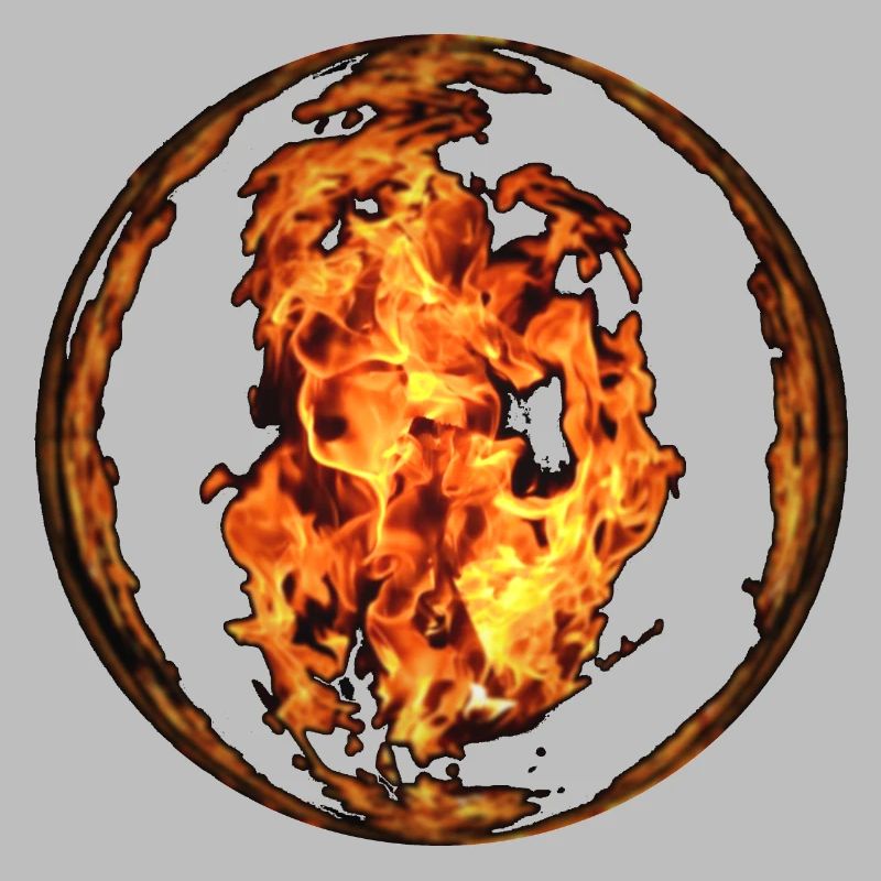 Feu Boule de verre