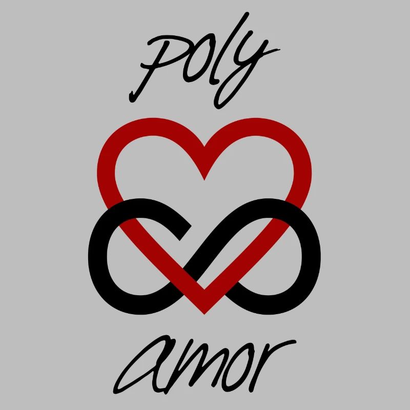 Herz Unendlichzeichen Liebe Polyamorie poly amor