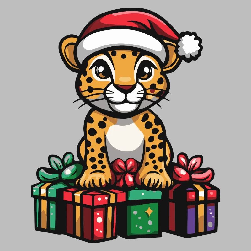 Cadeaux de Noël guépard