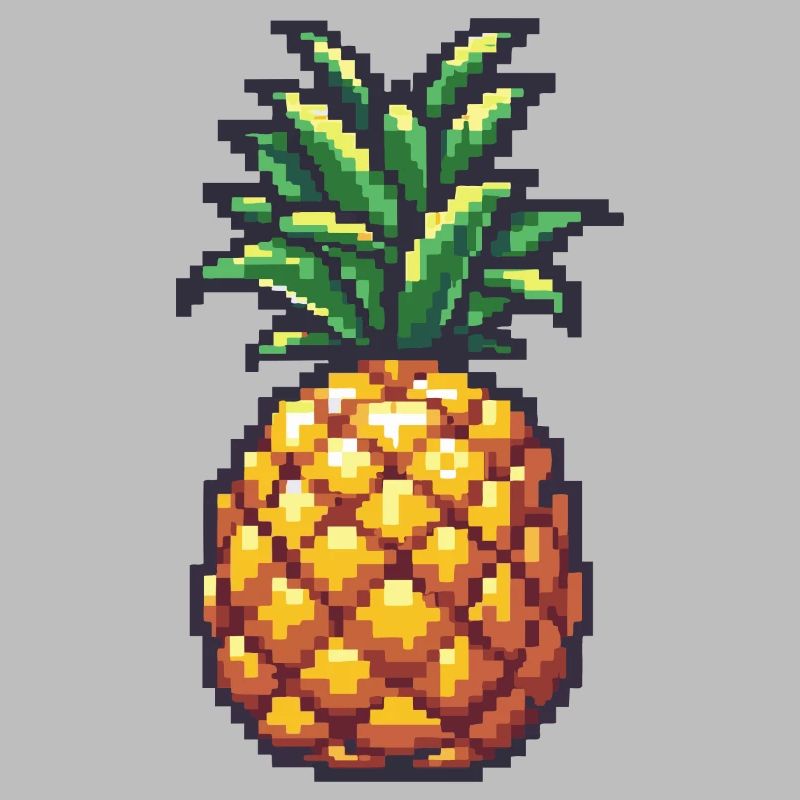 Icône pixel ananas